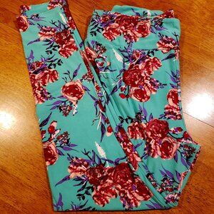 LulaRoe Patterned Leggings szXL (tall and Curvy)